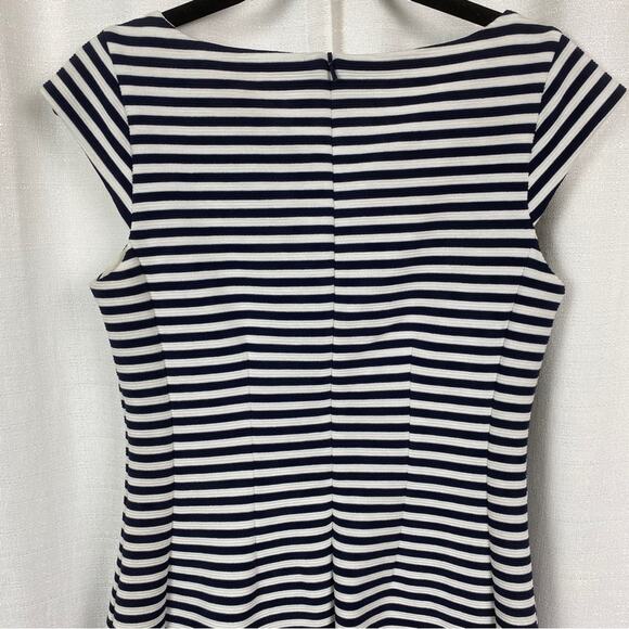 Lilly Pulitzer Blue&White Stripe Briella Fit&Flare Dress Sz.S - Picture 11 of 16